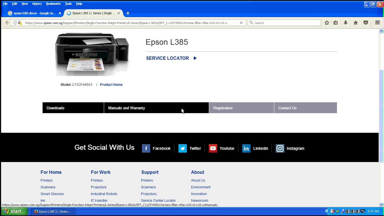 Epson printer software updates for windows